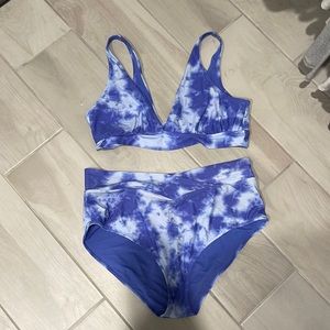 Aerie Tie Dye High Waist Bikini